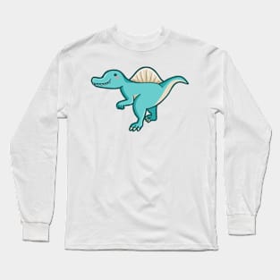Cute Spinosaurus Dino Dinosaur Long Sleeve T-Shirt